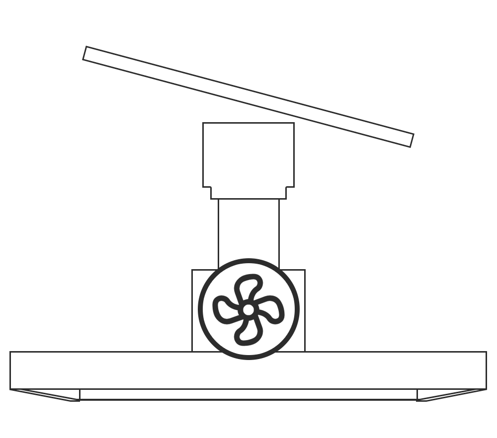 Illustration inhouse kolfiltersystem